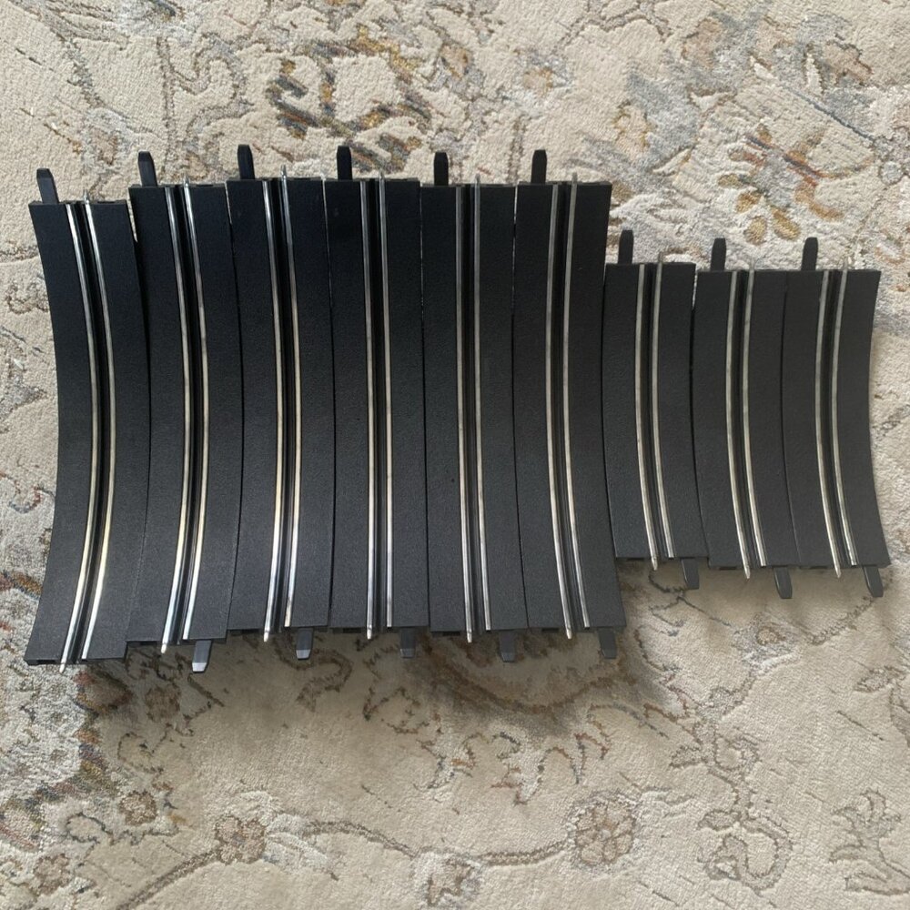 Carrera GO Lot of 9 Track Slot Car 1:43 Loop Curved x6 - 10" and x3 - 7"